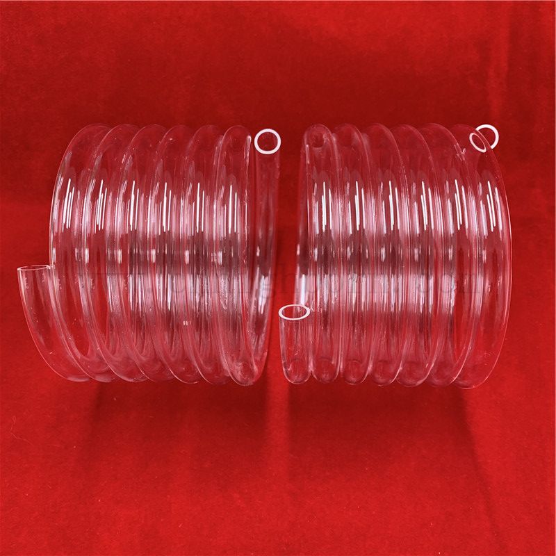 耐热透明石英玻璃螺旋管