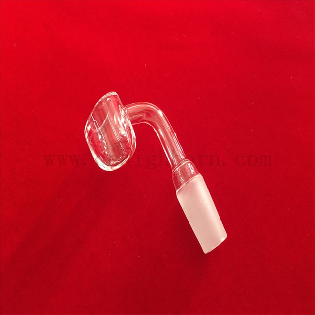 快速加热不透明带坡切割透明石英玻璃玻璃爆炸器用于DAB钻机