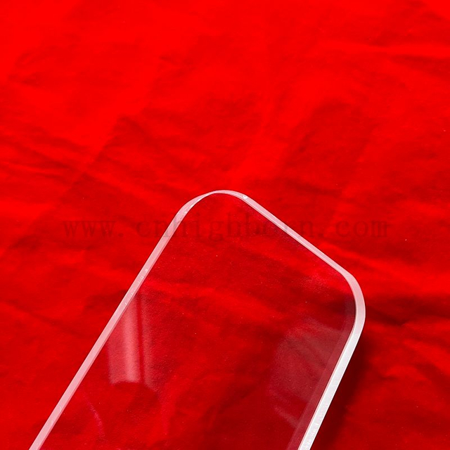 融合二氧化硅石英圆形正方形边缘石英玻璃基板