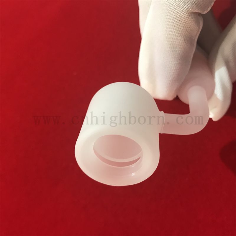 耐热平坦底部不透明乳白色石英爆炸