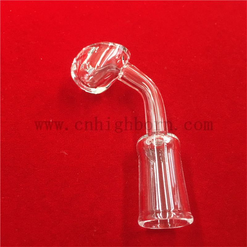 高温抗性角度和平坦的顶部透明石英融合二氧化硅玻璃Banger