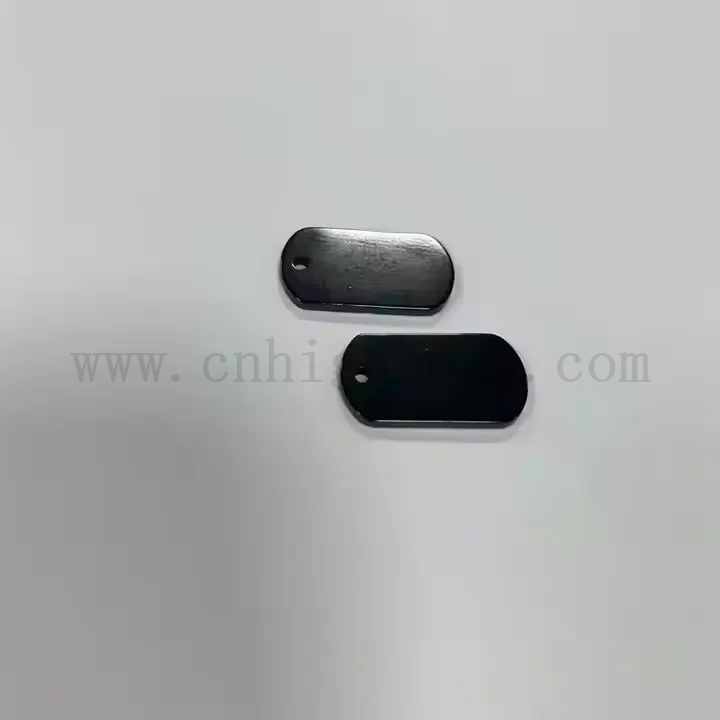 定制的黑色氧化锆板抛光ZRO2陶瓷件