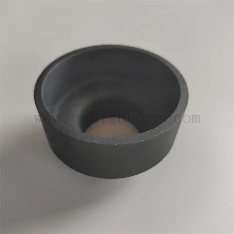 自定义硅碳化物SIC陶瓷袖衬套RBSIC衬套