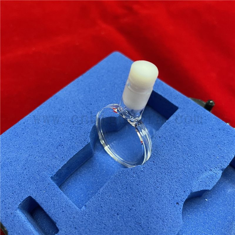 高精度分光光度计 石英 比色皿 荧光透明 光学玻璃 带盖样品池