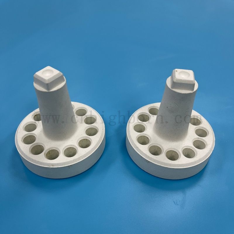 莫来石刚玉高温陶瓷辐射管支架底座