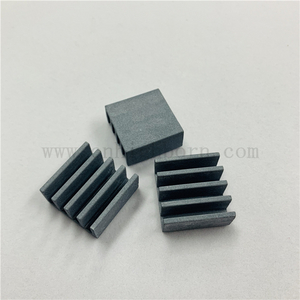 黑色多孔碳化硅部分碳化硅陶瓷散热器 