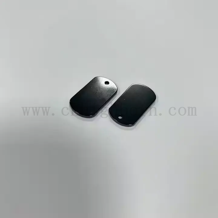 定制的黑色氧化锆板抛光ZRO2陶瓷件