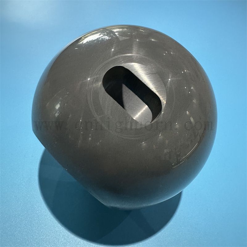 抛光氮化硅陶瓷 SI3N4陶瓷球阀陶瓷零件