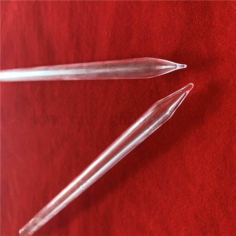耐热性清除高纯度石英管二氧化硅玻璃管有点末端