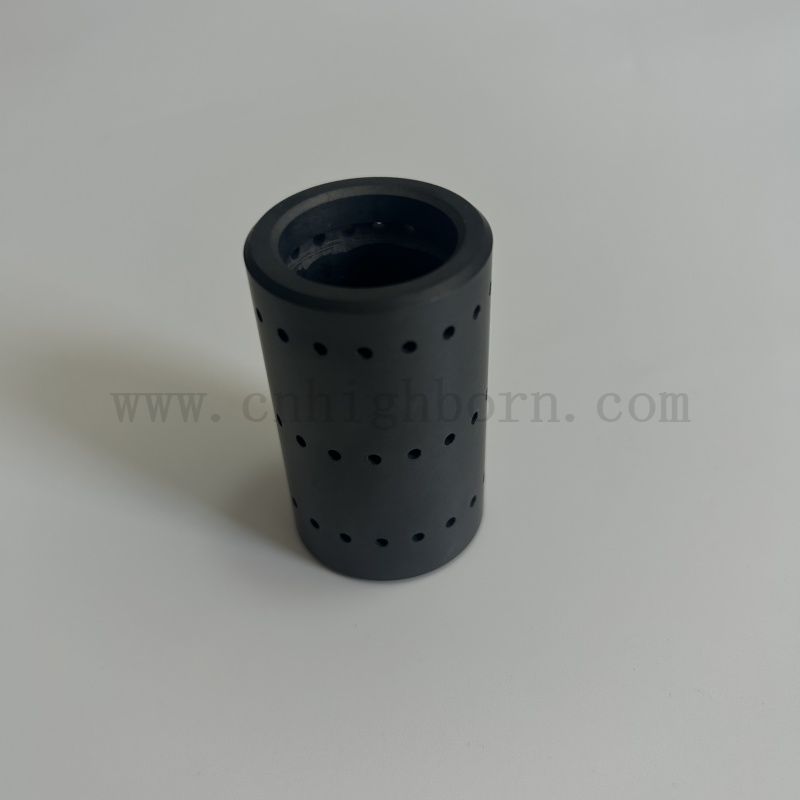 定制的SIC陶瓷管碳化硅带有孔的管