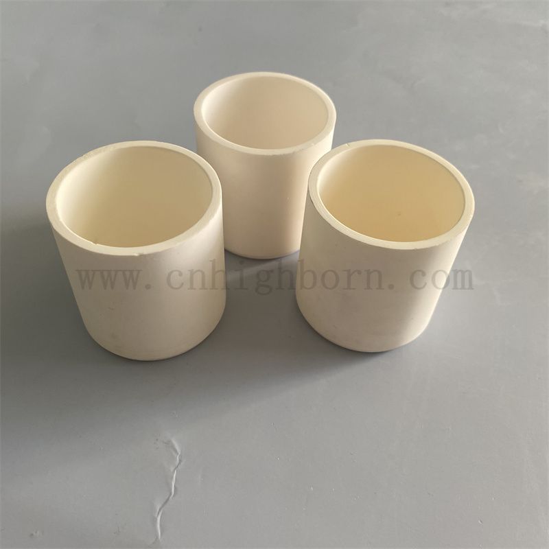 高温抗性氧化铝陶瓷熔化的坩埚AL2O3金熔炉