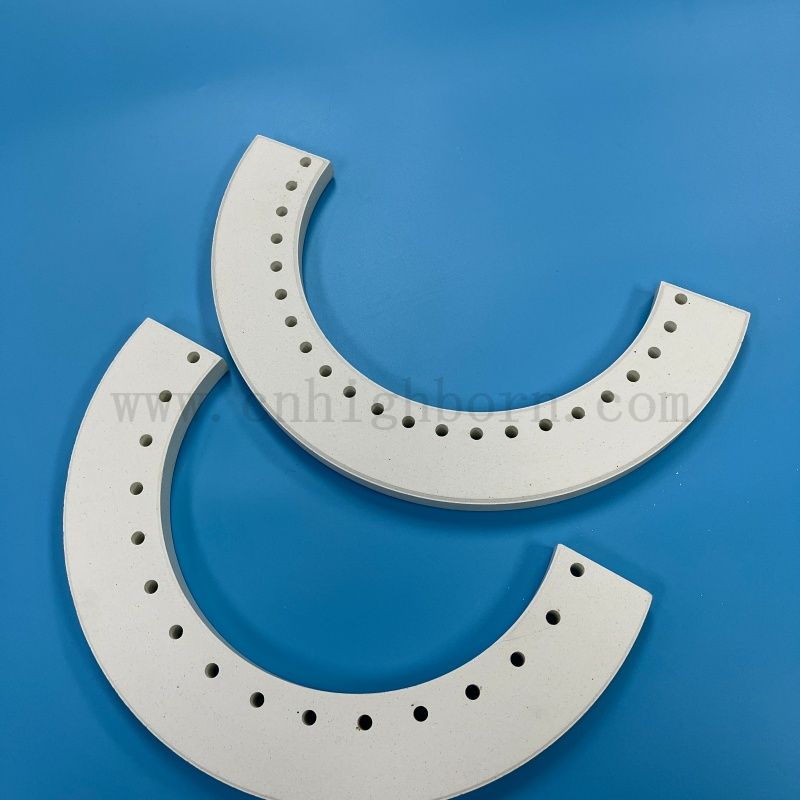 窑炉用耐火刚玉莫来石陶瓷板绝缘子陶瓷异形件