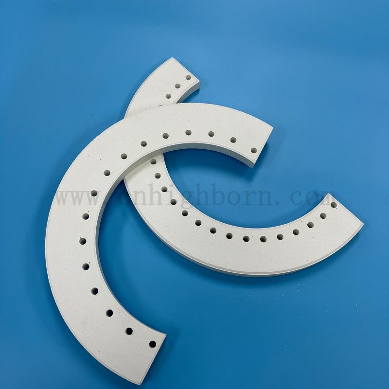 窑炉用耐火刚玉莫来石陶瓷板绝缘子陶瓷异形件