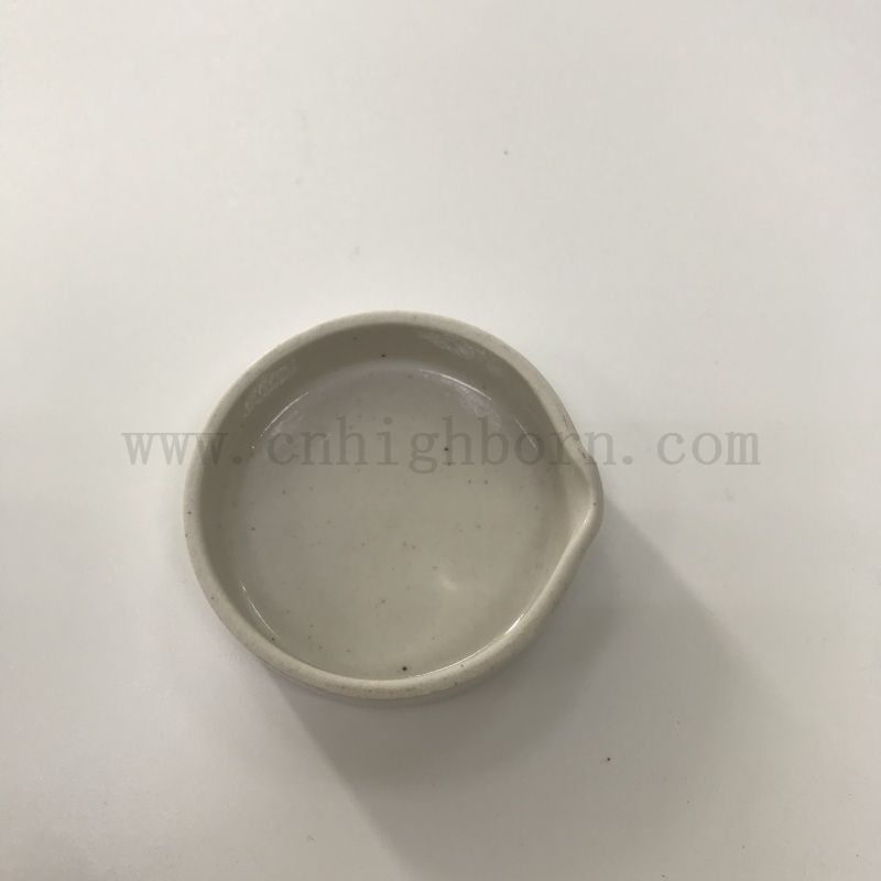 52x14mm平坦的底部瓷器蒸发锅实验室圆柱陶瓷蒸发盘