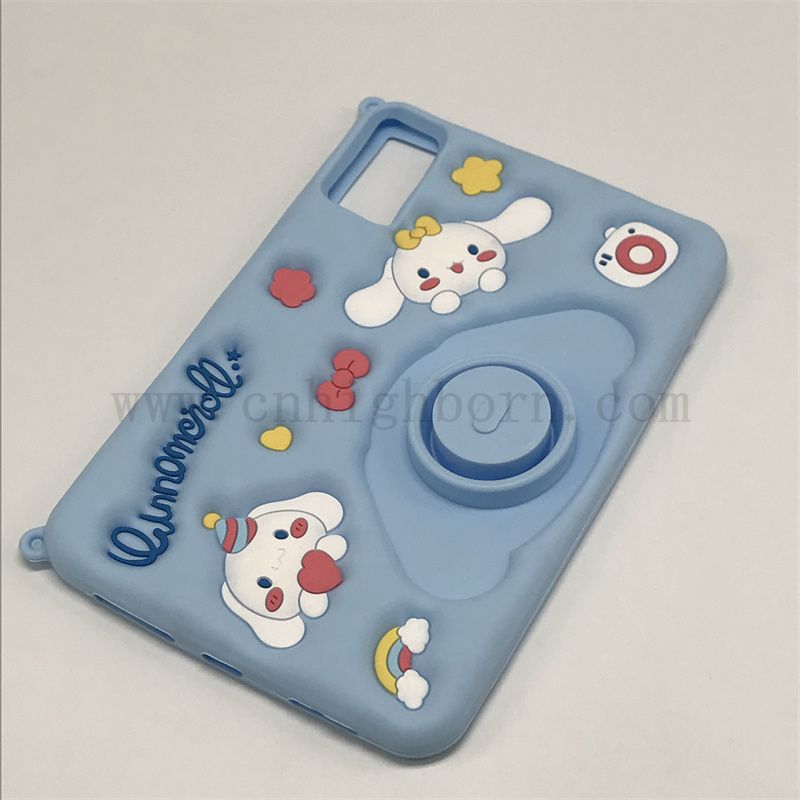 蓝色硅胶保护盖有机硅橡胶iPad壳 