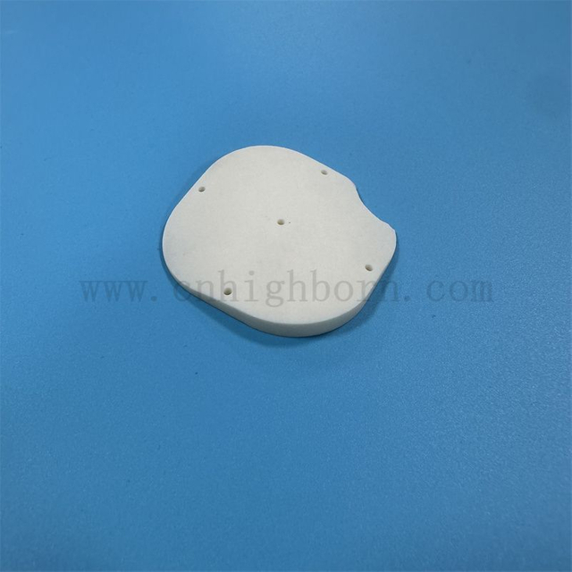 工业99％氧化铝陶瓷自定义处理CNC高精度配件光盘带孔
