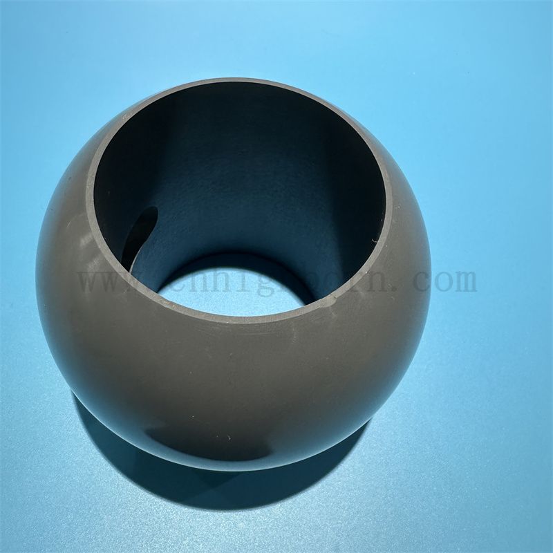 抛光氮化硅陶瓷 SI3N4陶瓷球阀陶瓷零件