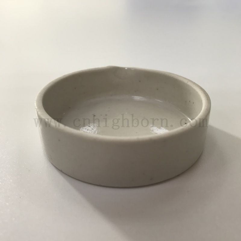 52x14mm平坦的底部瓷器蒸发锅实验室圆柱陶瓷蒸发盘