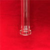 定制两端法兰的透明石英玻璃管