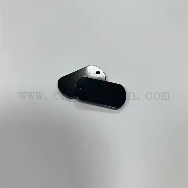 定制的黑色氧化锆板抛光ZRO2陶瓷件