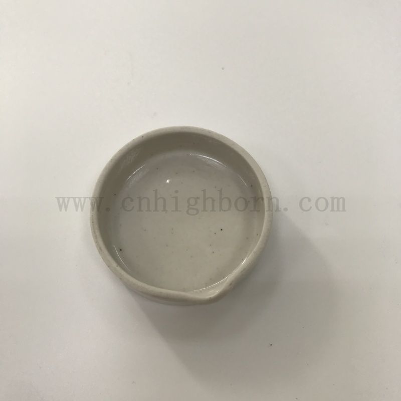 52x14mm平坦的底部瓷器蒸发锅实验室圆柱陶瓷蒸发盘