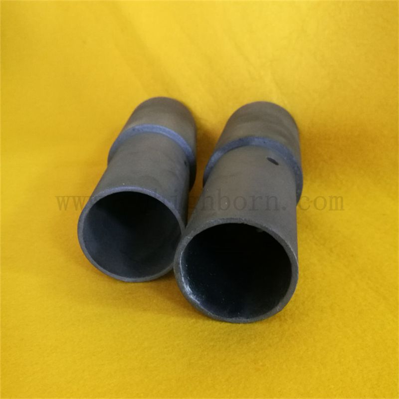 定制耐火材料碳化硅陶瓷炉管RBSiC SiSiC陶瓷管