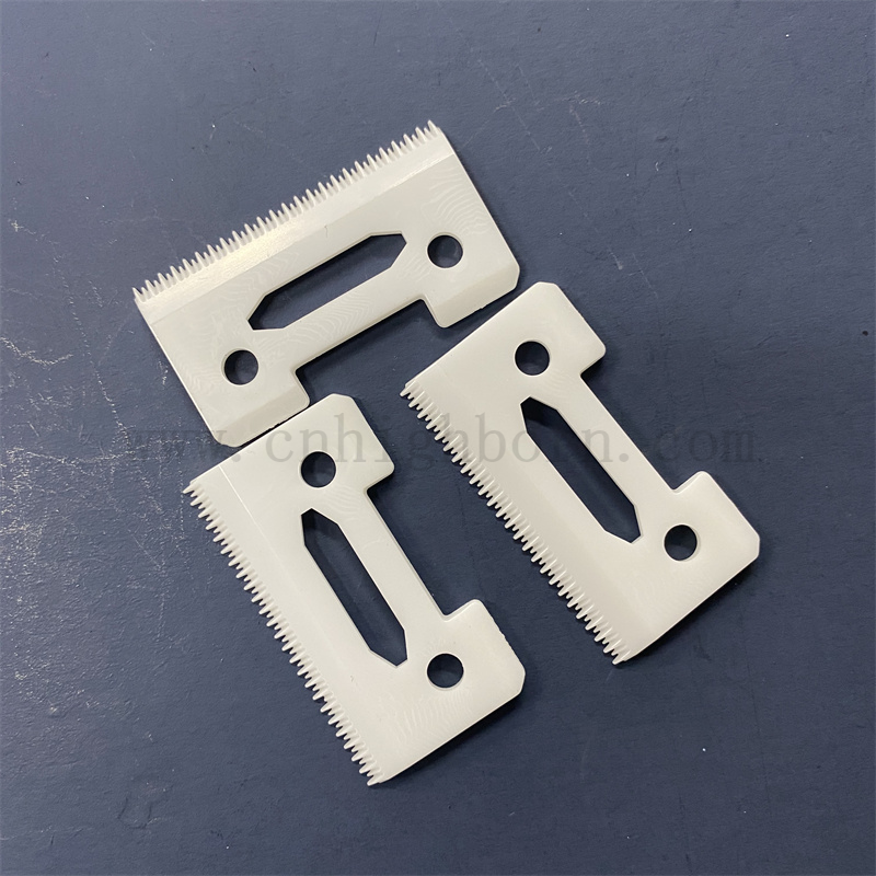 高性能 ZrO2 推剪陶瓷毛发修剪器刀片，适用于推剪 