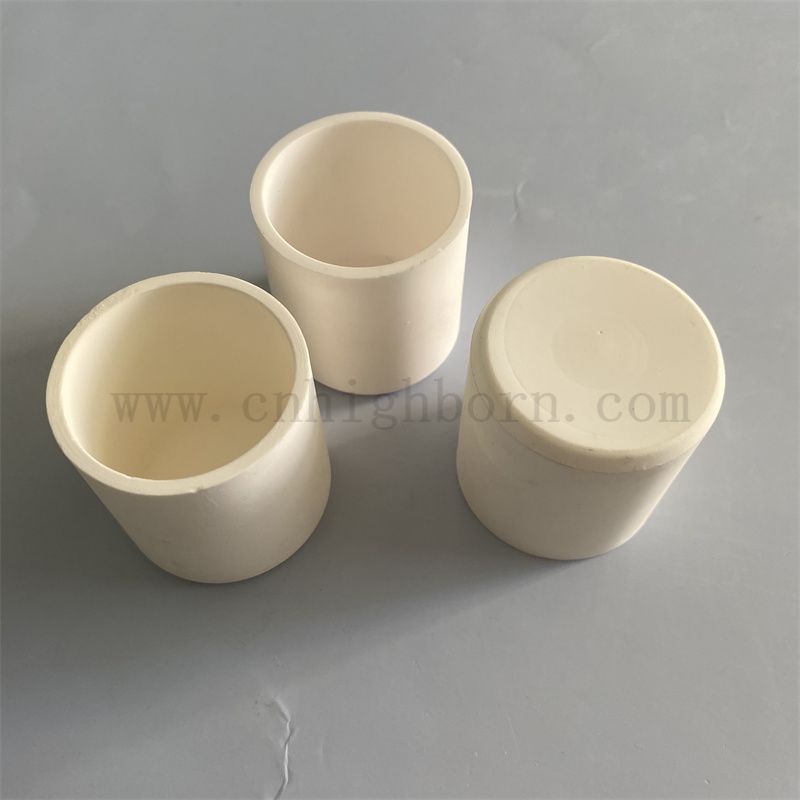 高温抗性氧化铝陶瓷熔化的坩埚AL2O3金熔炉