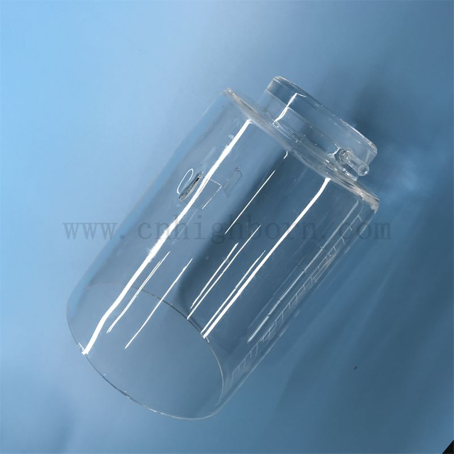  定制的形状耐热性透明二氧化硅石英玻璃容器