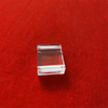 带激光钻孔的高透光率方形透明抛光熔融石英玻璃板