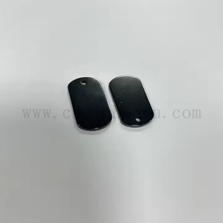 定制的黑色氧化锆板抛光ZRO2陶瓷件