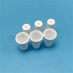 高温抗性氧化铝陶瓷用于草药挥发AL2O3陶瓷坩埚的油杯