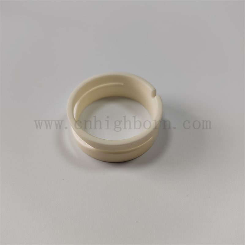 定制的AL2O3陶瓷密封垫片95％氧化铝陶瓷包装环