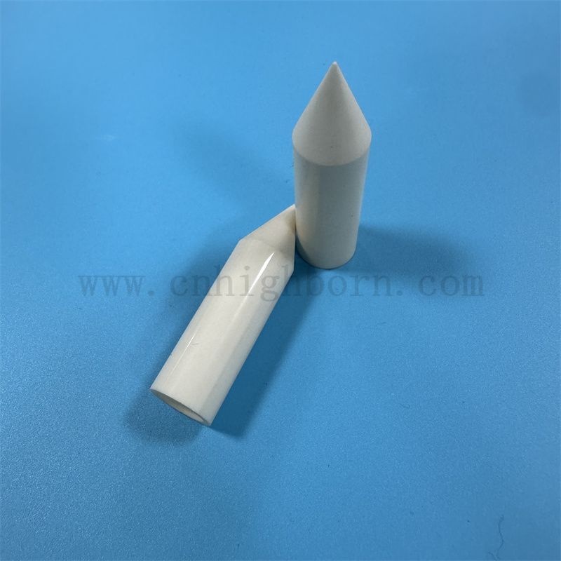 定制99％氧化铝陶瓷管95％Al2O3陶瓷套筒零件