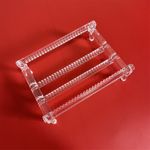 耐热性定制实验室玻璃Waretrantansparent Fused Silica Quartz玻璃船