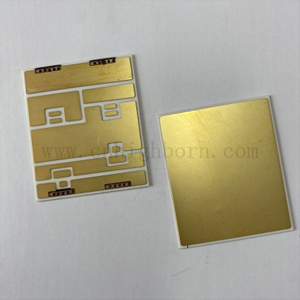 定制铜金涂层金属化陶瓷 DBC DPC 96% 氧化铝 Aln 陶瓷基板