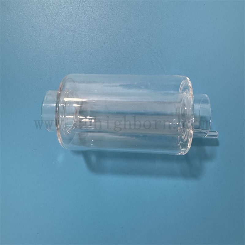 耐热和腐蚀定制的双层透明石英玻璃管