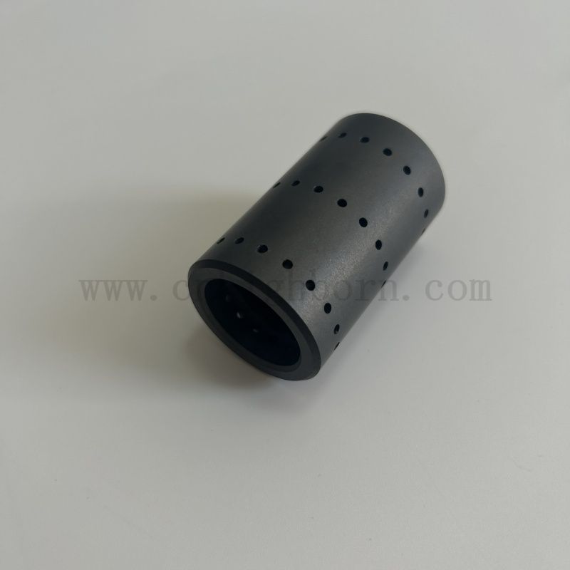 定制的SIC陶瓷管碳化硅带有孔的管