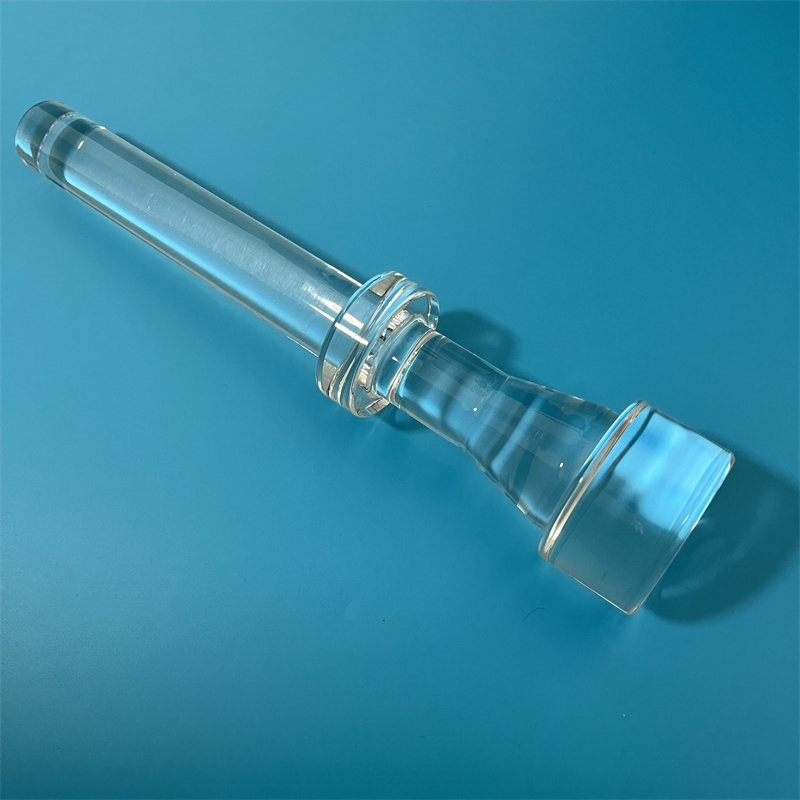 透明的耐热性定制二氧化硅玻璃石英杆 