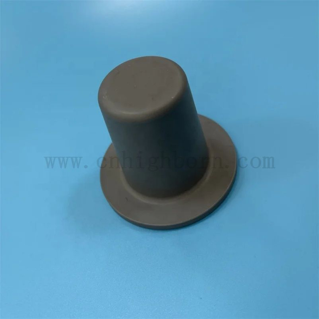 定制碳化硅不规则套管带法兰反应烧结碳化硅陶瓷零件/管