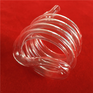 定制耐热透明螺旋石英玻璃管