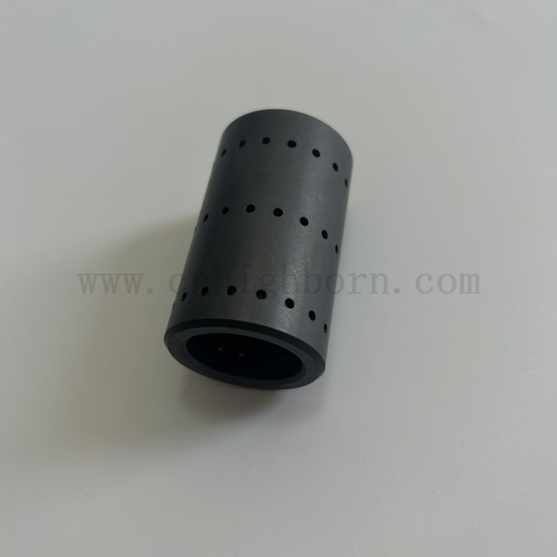 定制的SIC陶瓷管碳化硅带有孔的管