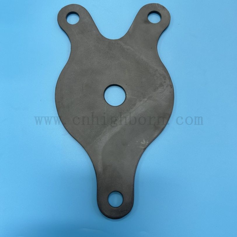 耐磨、抗热震 SiC 碳化硅 陶瓷鱼形窑具安装板，用于陶瓷盘/碗烧制