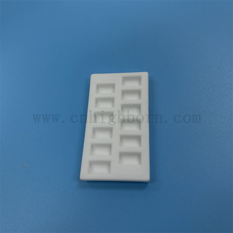 定制刚玉莫来石陶瓷板耐火堇青石陶瓷坩埚