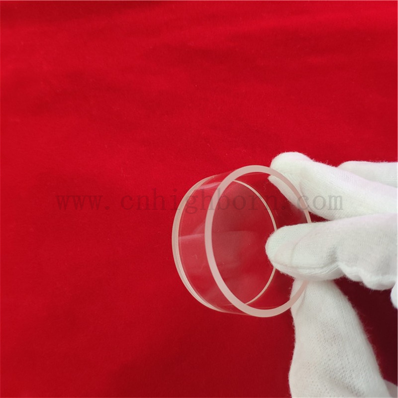 用于反射测量的透明石英池 12ml 圆柱形玻璃池 圆形分光光度计 石英 比色皿