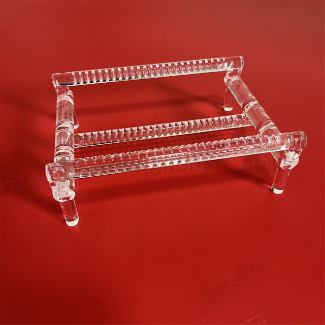 耐热性定制实验室玻璃Waretrantansparent Fused Silica Quartz玻璃船