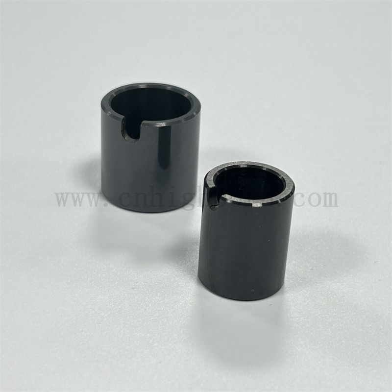 定制工业黑色氧化锆陶瓷管高精度套管Zro2陶瓷零件用于结构应用