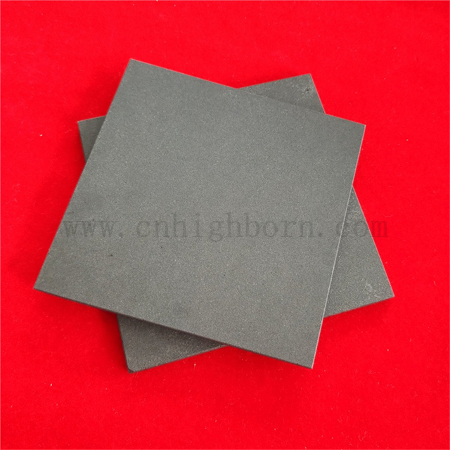 超硬黑色碳化硼板B4C陶瓷板