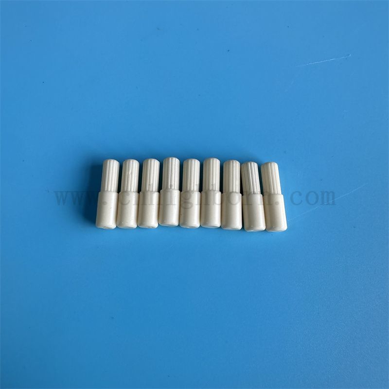 定制的高精度绝缘99％Al2O3 氧化铝陶瓷杆零件