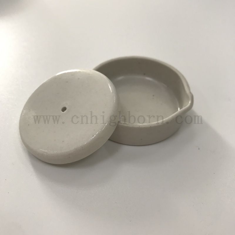 实验室瓷器盖，用于熔化坩埚良好的密封性能陶瓷覆盖物